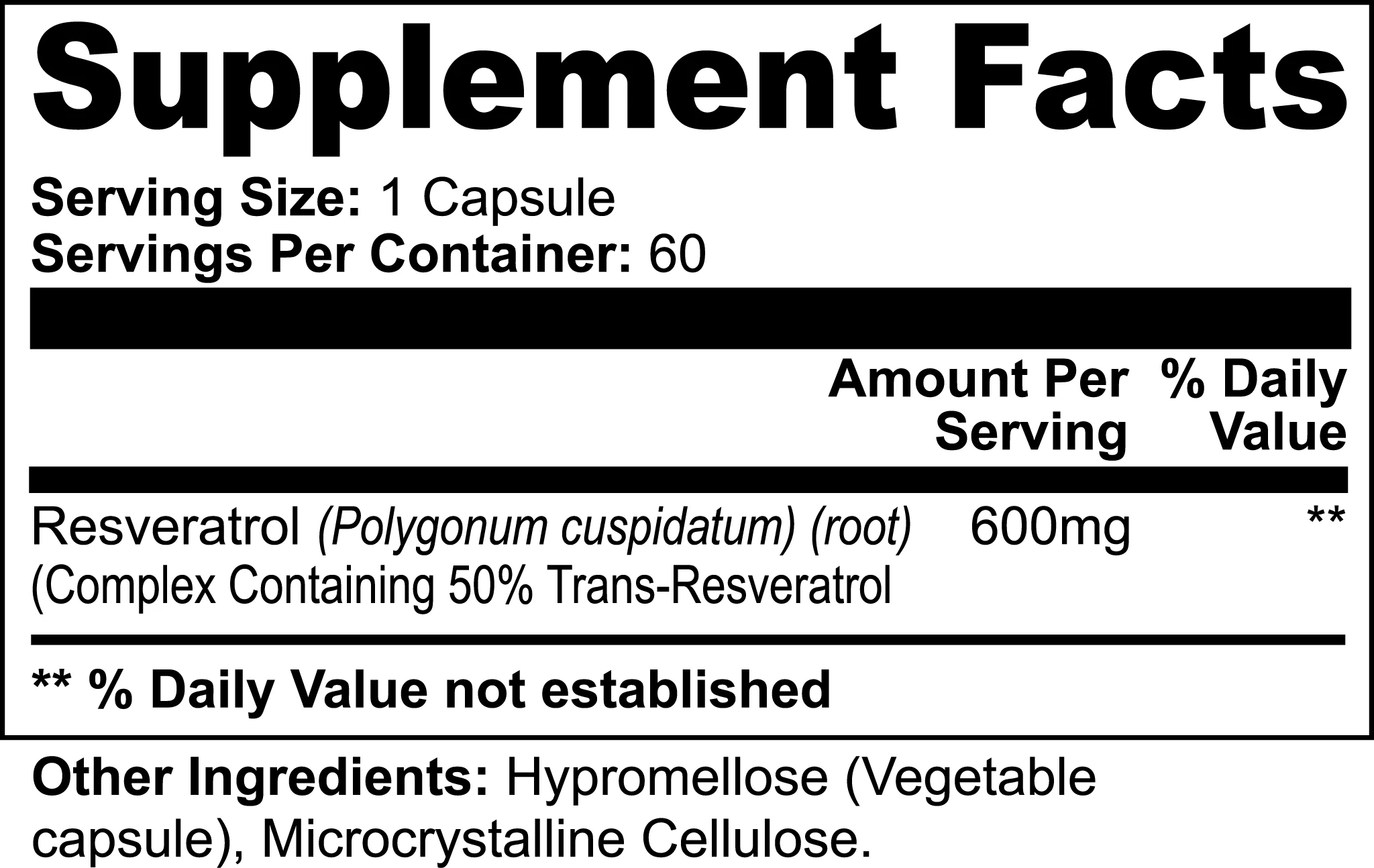 Resveratrol 50% 600mg - Image 6